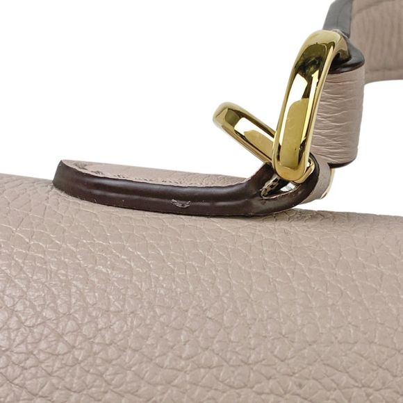 Louis Vuitton Lock Me Ever 2WAY Shoulder Bag Handbag Leather Greige - Picture 5 of 9